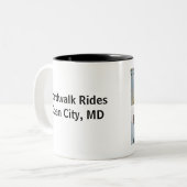 海シティボードウォークライド ツートーンマグカップ (正面左)