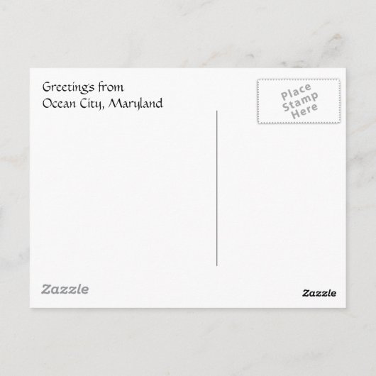 海シティメリーランドはがき ポストカード (裏面)