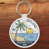 海シティメリーランドヴィンテージ キーホルダー (正面)