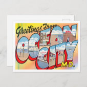 海シティメリーランド大文字葉書 ポストカード (正面/裏面)