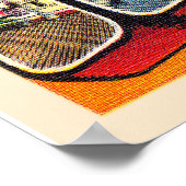 海シティーニュージャージーNJ大文字葉書 ポスター (角)