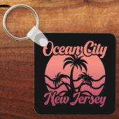海シティー、ニュージャージー キーホルダー (正面)