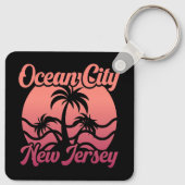海シティー、ニュージャージー キーホルダー (裏面)