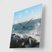 海シティ湾 スクエア壁時計 (傾斜)