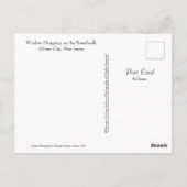 海シティ、ニュージャージーのポストカード – マーティ ポストカード (裏面)