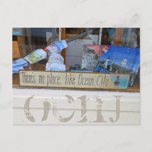 海シティ、ニュージャージーのポストカード – マーティ ポストカード (正面)