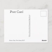 海シティ、ニュージャージー州ポストカードジェティ ポストカード (裏面)