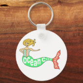 海シティ，メリーランド州マーメイド キーホルダー (正面)