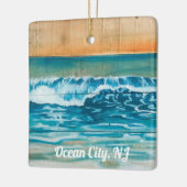 海シティ、NJサンライズウェーブクリスマス装飾 セラミックオーナメント (左)