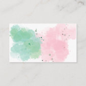 海シャワーおむつラッフルの下の人魚 エンクロージャーカード (裏面)