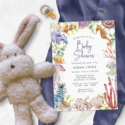 海シャワー 招待状