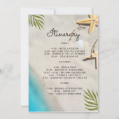 海ショアビーチバチェロレッテ週末 招待状 (裏面)