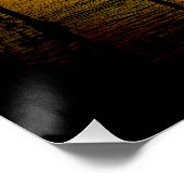 海シンプル夕日 ポスター (コーナー)