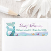 海シーお洒落マザー&ベビーマーメイド ラベル (インサイチュ)