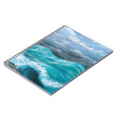 海シーウェーブストーム絵画244s ノートブック (左側)