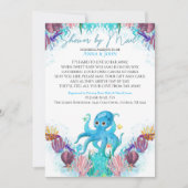 海シーオクトプカラフルベビーシャワーByメールInv 招待状 (正面)