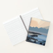 海シースカイ自然風景 ノートブック (内部)