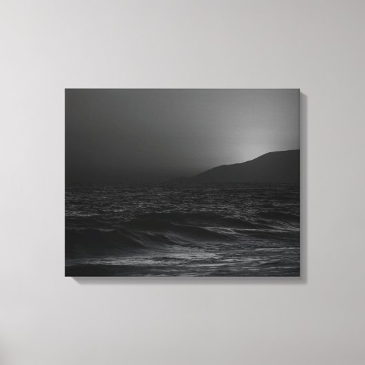 海シースケープ自然写真ファインアート キャンバスプリント (正面)