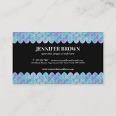 海シーネイビーテールマーメイド 名刺 (裏面)