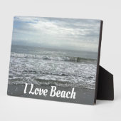 海シービーチウォーターフォト引用文タイポグラフィ クール フォトプラーク (側面)