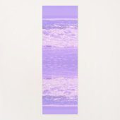 海シービーチパープルウェーブウォーター ヨガマット (正面)
