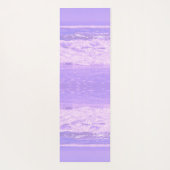 海シービーチパープルウェーブウォーター ヨガマット (裏面)