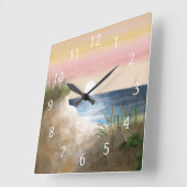 海シービーチビュー285 スクエア壁時計 (傾斜)