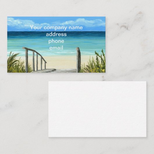 海シービーチ147 名刺 (正面/裏面)