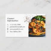 海シーフインスパイアィーフレストラン名刺 名刺 (裏面)