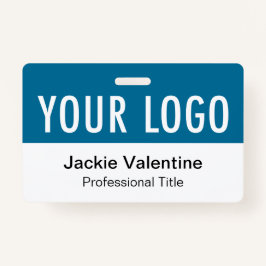 海シーブルーPVCバッジ水平スタッフ名タグ バッジ