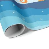 海シーホース包み紙 ラッピングペーパー (ロールコーナー)