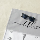 海シーホース熱帯グレービーチタオル ビーチタオル (インサイチュ)