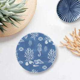 海シーホース（青と白） コースター