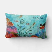 海シーライフ水中コーラルリーフモノグラム ランバークッション (裏面)