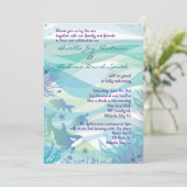 海シーライフ結婚式招待状 招待状 (スタンド正面)