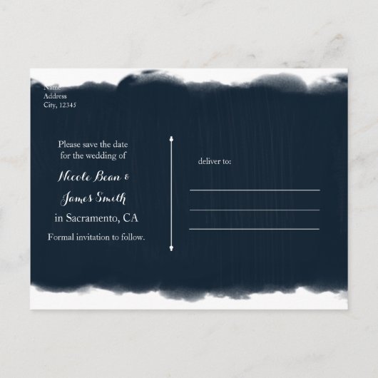 海シーライフ航海のシーシェルの日付を保存 案内ポストカード (裏面)