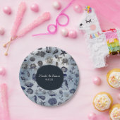 海シーライフ航海のシーシェルビーチ結婚式 ペーパープレート (パーティー)