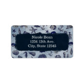 海シーライフ航海のシーシェルビーチ結婚式 ラベル (正面)