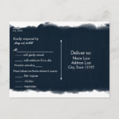 海シーライフ航海のシーシェルビーチRSVP インビテーションポストカード (裏面)