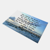 海シーンジェレミア29:10フォトデザイン ドアマット (アングル)