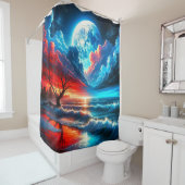 海シーン シャワーカーテン (インサイチュ)