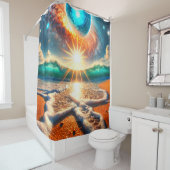 海シーン シャワーカーテン (インサイチュ)