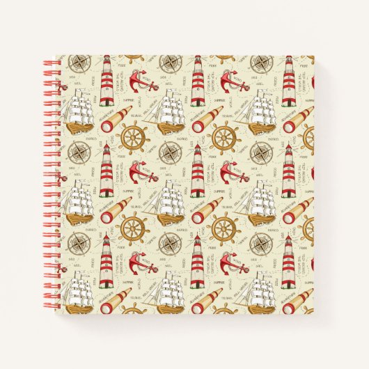 海シーン ノートブック (正面)