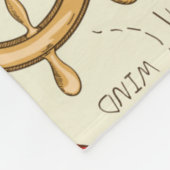 海シーン フリースブランケット (角)