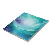 海シーン（水の渦巻きカラー） タイル (側面)