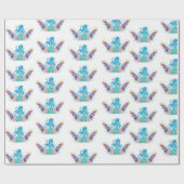 海シー男の赤ちゃんタコ包装紙 ラッピングペーパー (フラット)