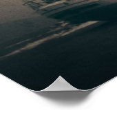 海シー航海のヴィンテージセーリングセーリングボート ポスター (角)