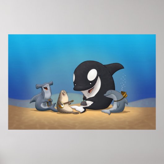 海ジャグバンドポスター ポスター (正面)