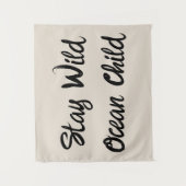 海スカスタムテイ野生の子供子供部屋ボホキッドウォール タペストリー (正面)