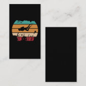 海スキューバダイビングレトロダイバー 名刺 (正面/裏面)